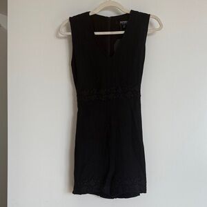 Disturbia Alder Cotton Ivy Detail Playsuit